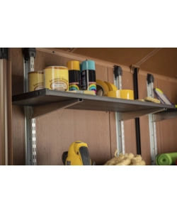 Kit scaffalatura per casette keter "shelving kit 100" in metallo 97x30 cm